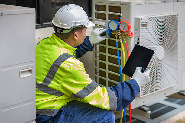 Professional Ductwork Repair technician working in Perryville, MD